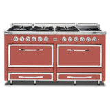 Viking Tuscany Series 66 inch Dual Fuel Range with 8 Sealed Burners and 2 Elements - TVDR6616I*