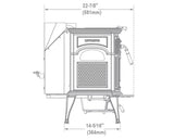 Vermont Castings Intrepid Flexburn Wood Burning Stove - 0002115