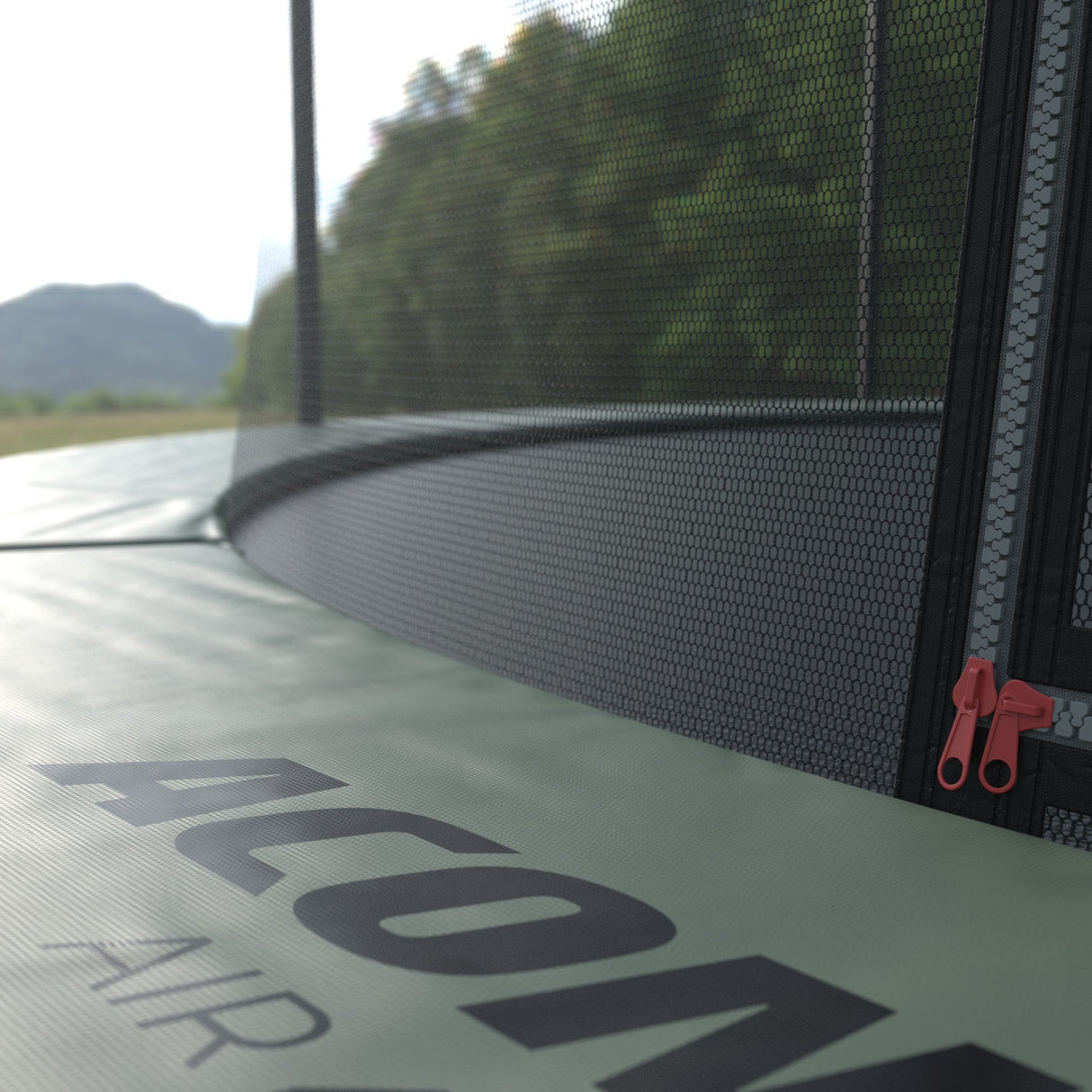 ACON Air 14ft Round Trampoline with Premium Net and Ladder