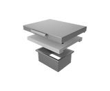 Hestan Outdoor Countertop Trash Chute With Cutting Board