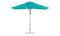 Ledge Lounger Premier Aluminum Umbrella - 8.5' Rectangle Pulley