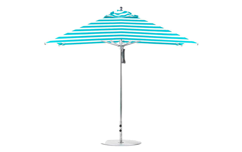 Ledge Lounger Premier Aluminum Umbrella - 10' Square Pulley