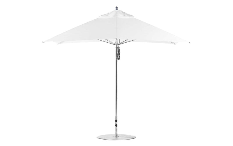 Ledge Lounger Premier Aluminum Umbrella - 10' Square Pulley