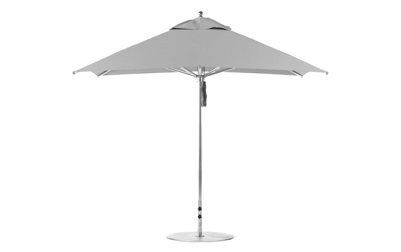 Ledge Lounger Premier Aluminum Umbrella - 10' Square Pulley