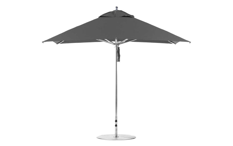 Ledge Lounger Premier Aluminum Umbrella - 10' Square Pulley