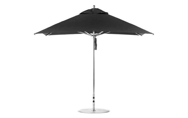 Ledge Lounger Premier Aluminum Umbrella - 10' Square Pulley