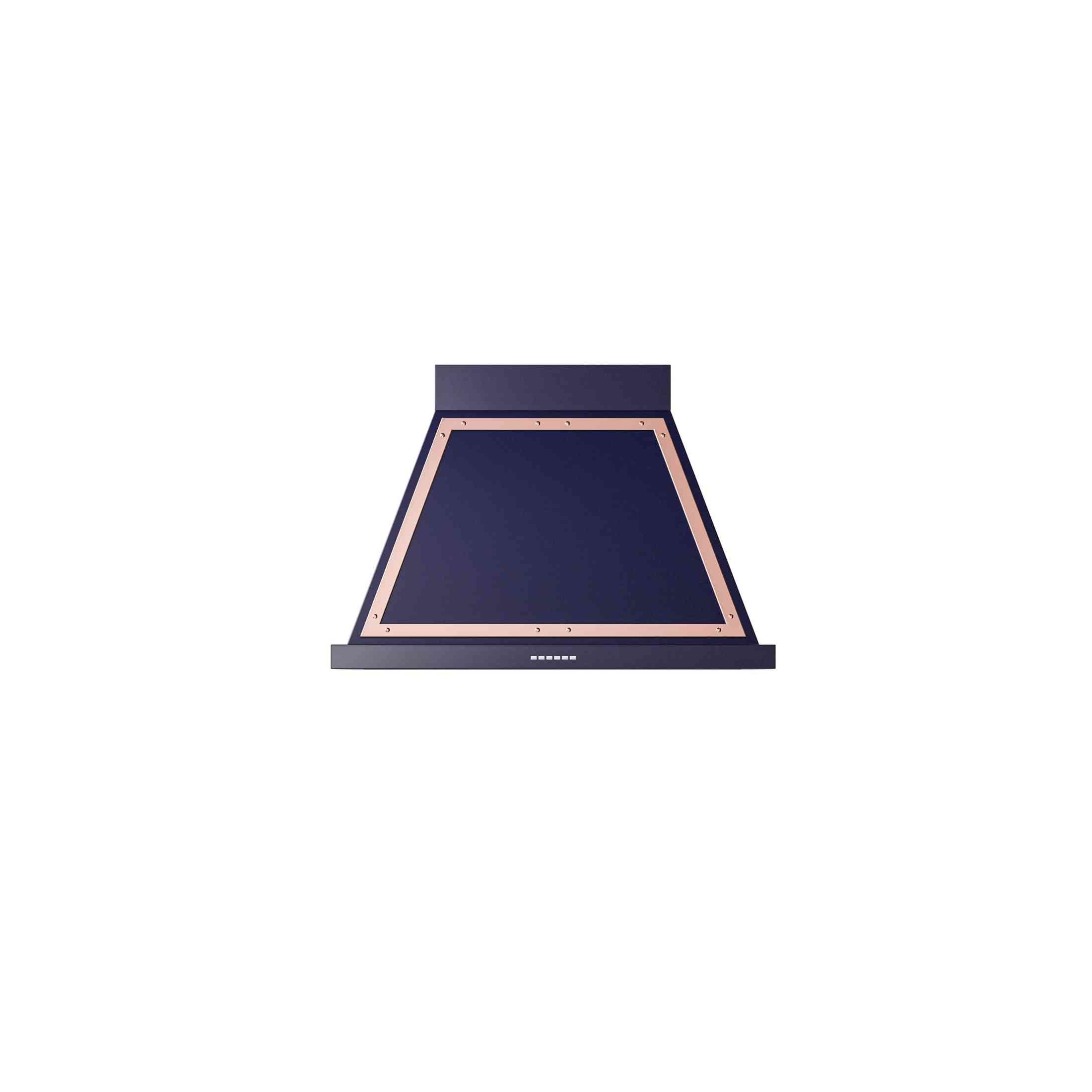 ILVE 36" Nostalgie style wallmounted extractor Range hood in steel or painted steel with frames UANB36