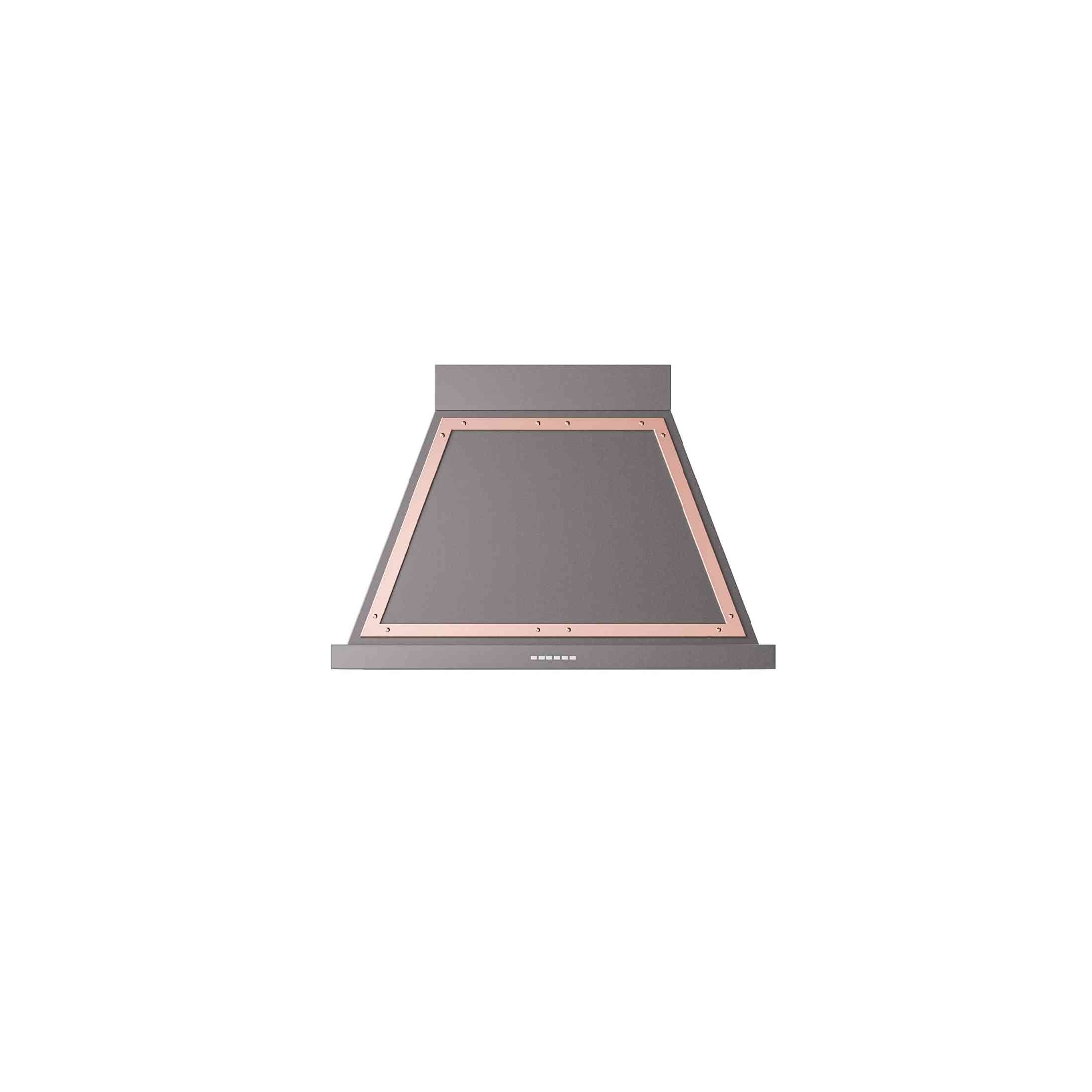 ILVE 36" Nostalgie style wallmounted extractor Range hood in steel or painted steel with frames UANB36