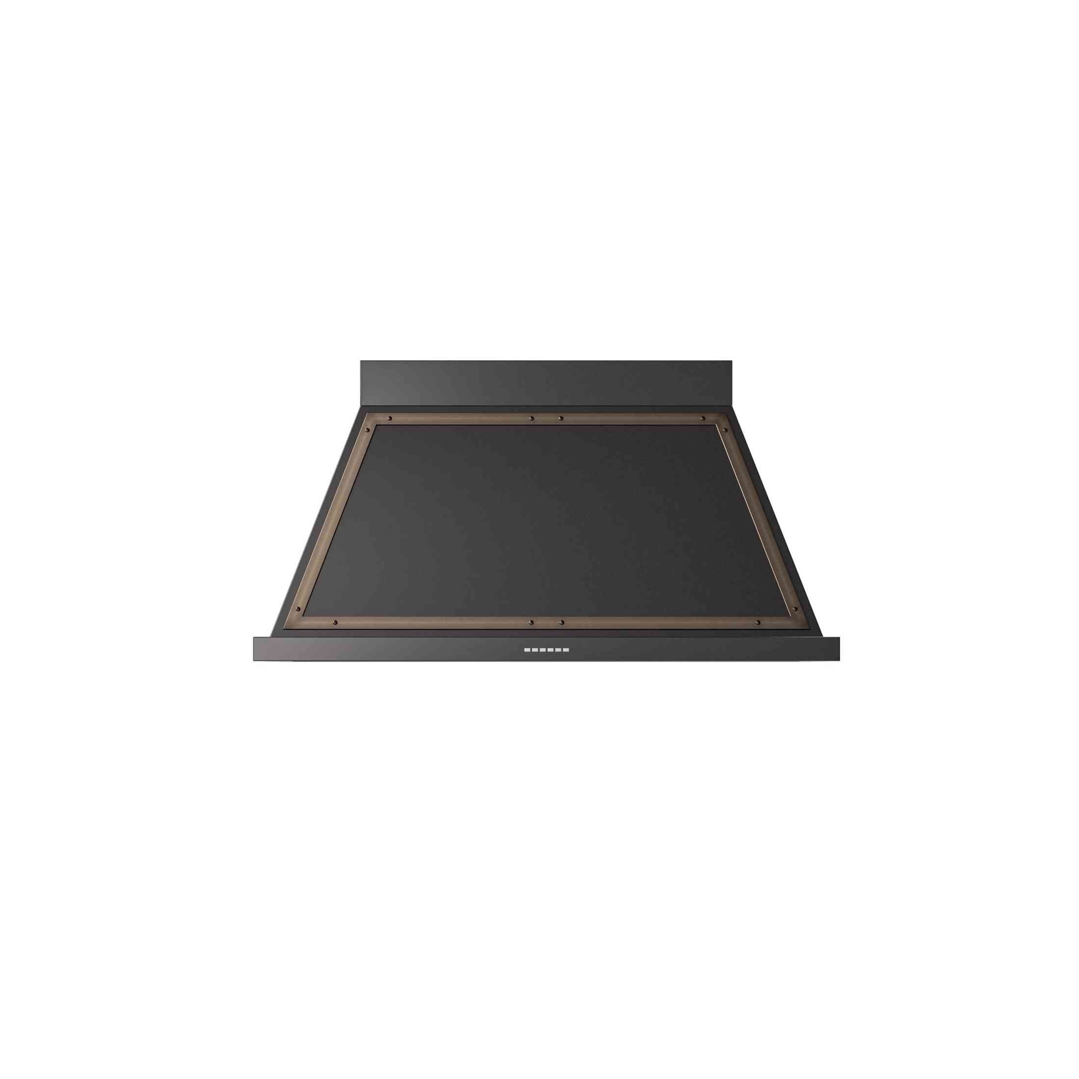 ILVE 48" Nostalgie style wallmounted extractor Range hood in steel or painted steel with frames UANB48