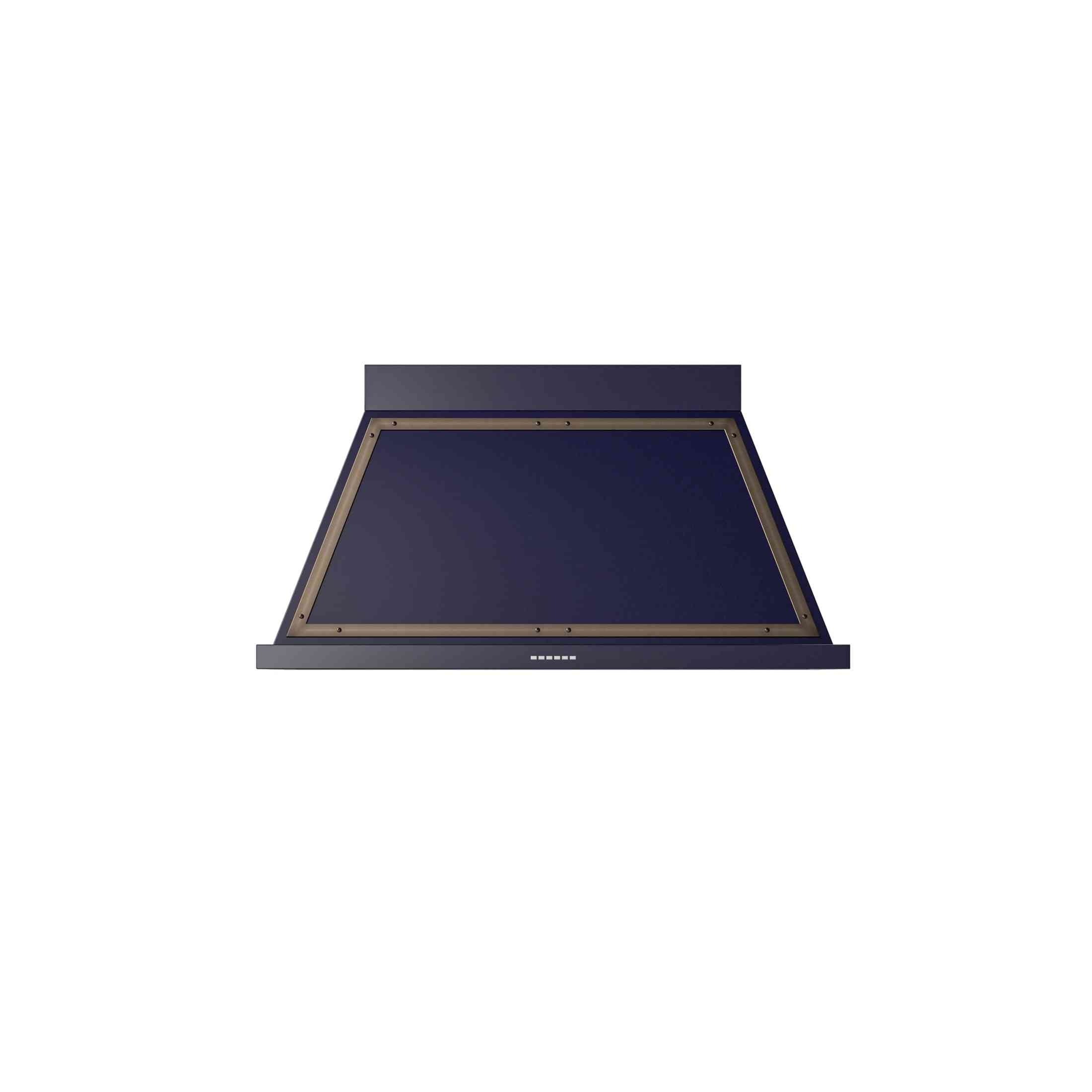 ILVE 48" Nostalgie style wallmounted extractor Range hood in steel or painted steel with frames UANB48