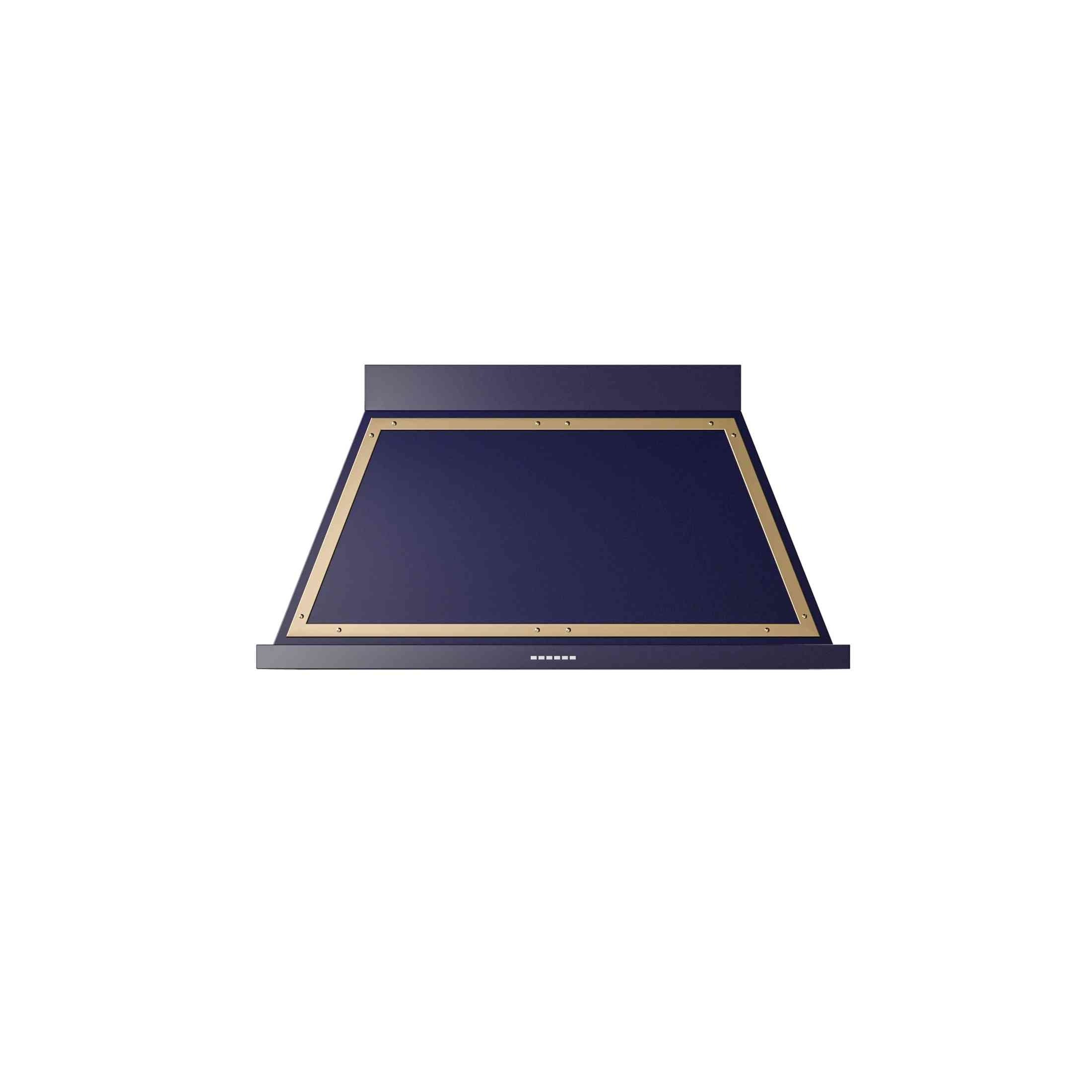 ILVE 48" Nostalgie style wallmounted extractor Range hood in steel or painted steel with frames UANB48