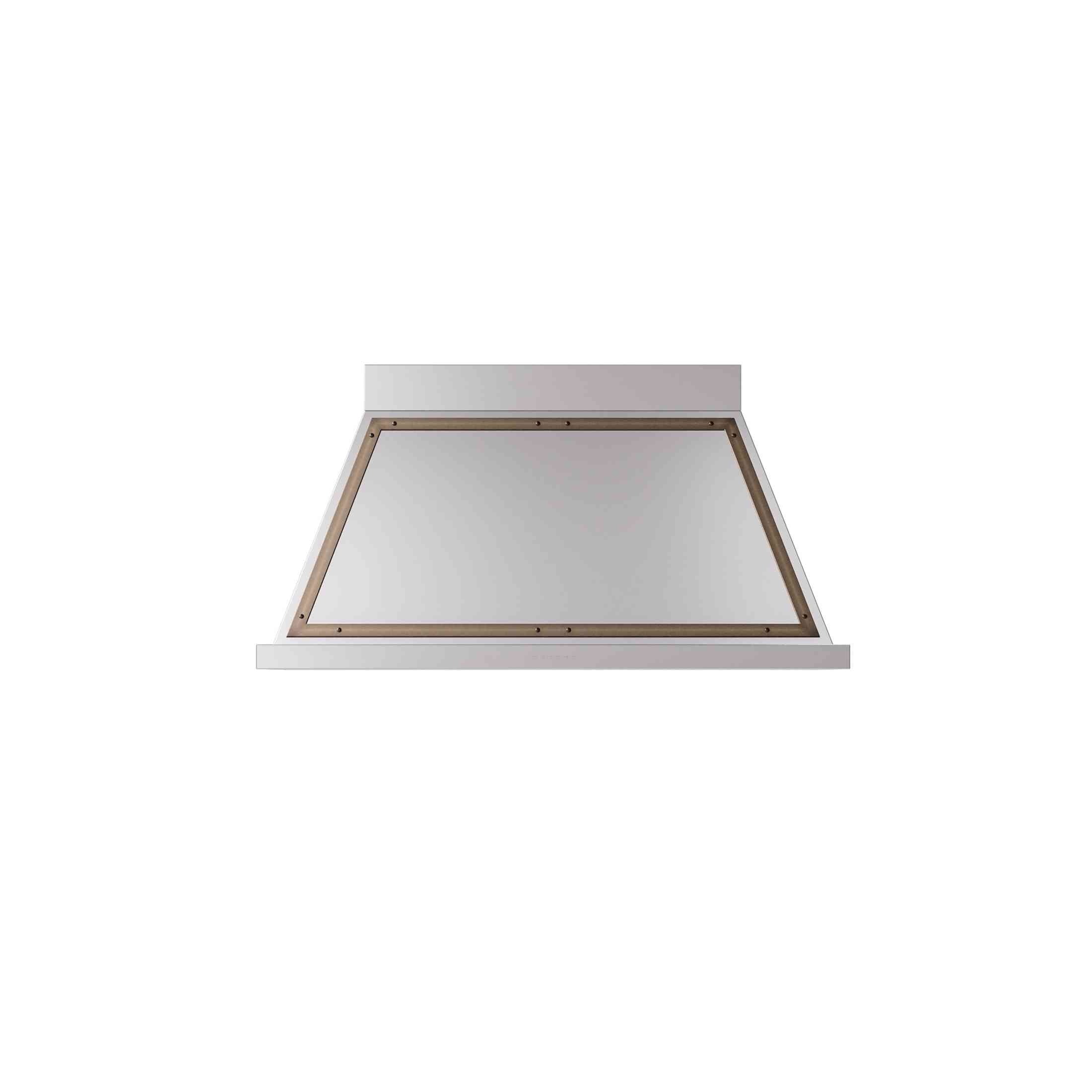 ILVE 48" Nostalgie style wallmounted extractor Range hood in steel or painted steel with frames UANB48