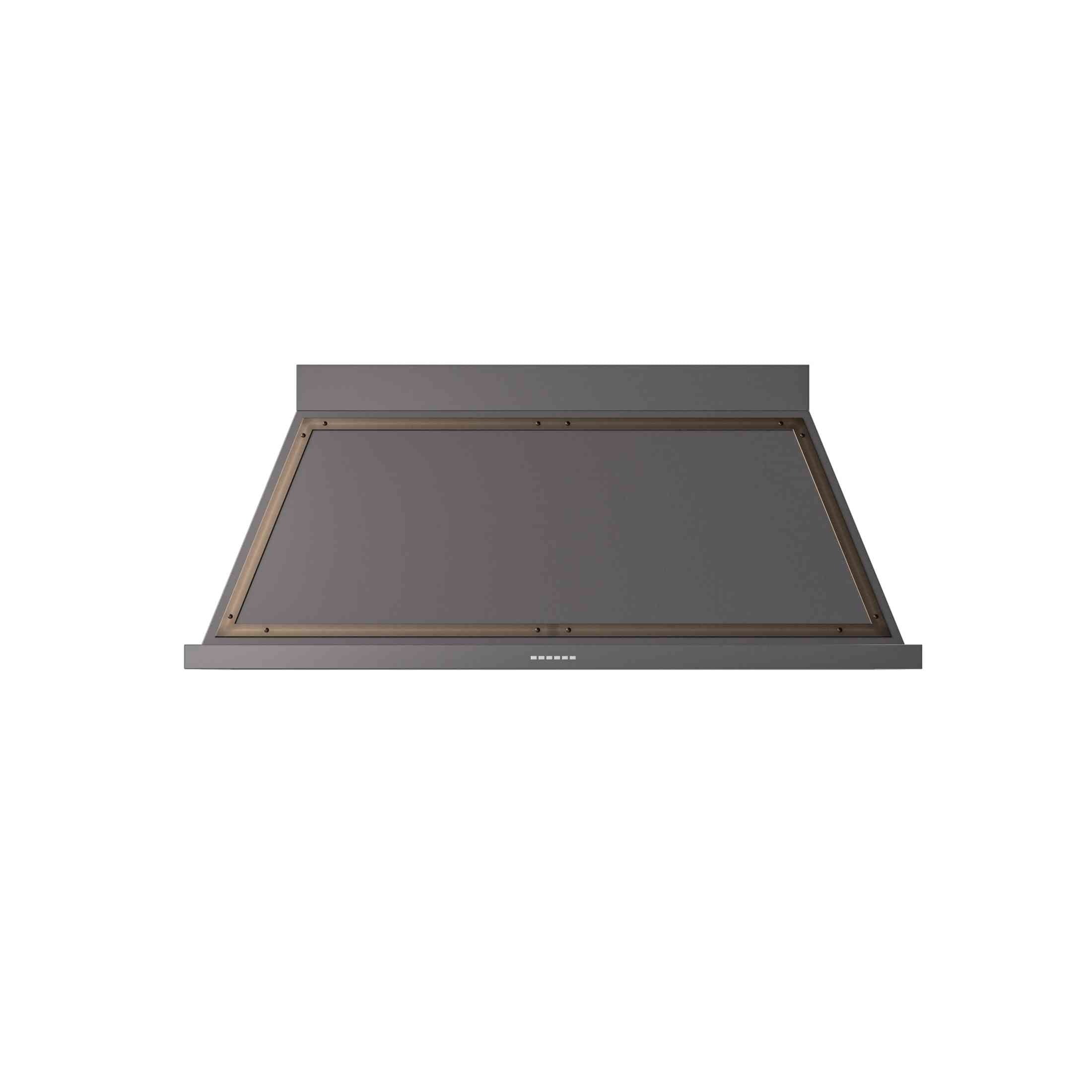ILVE 60" Nostalgie style wallmounted extractor Range hood in steel or painted steel with frames UANB60