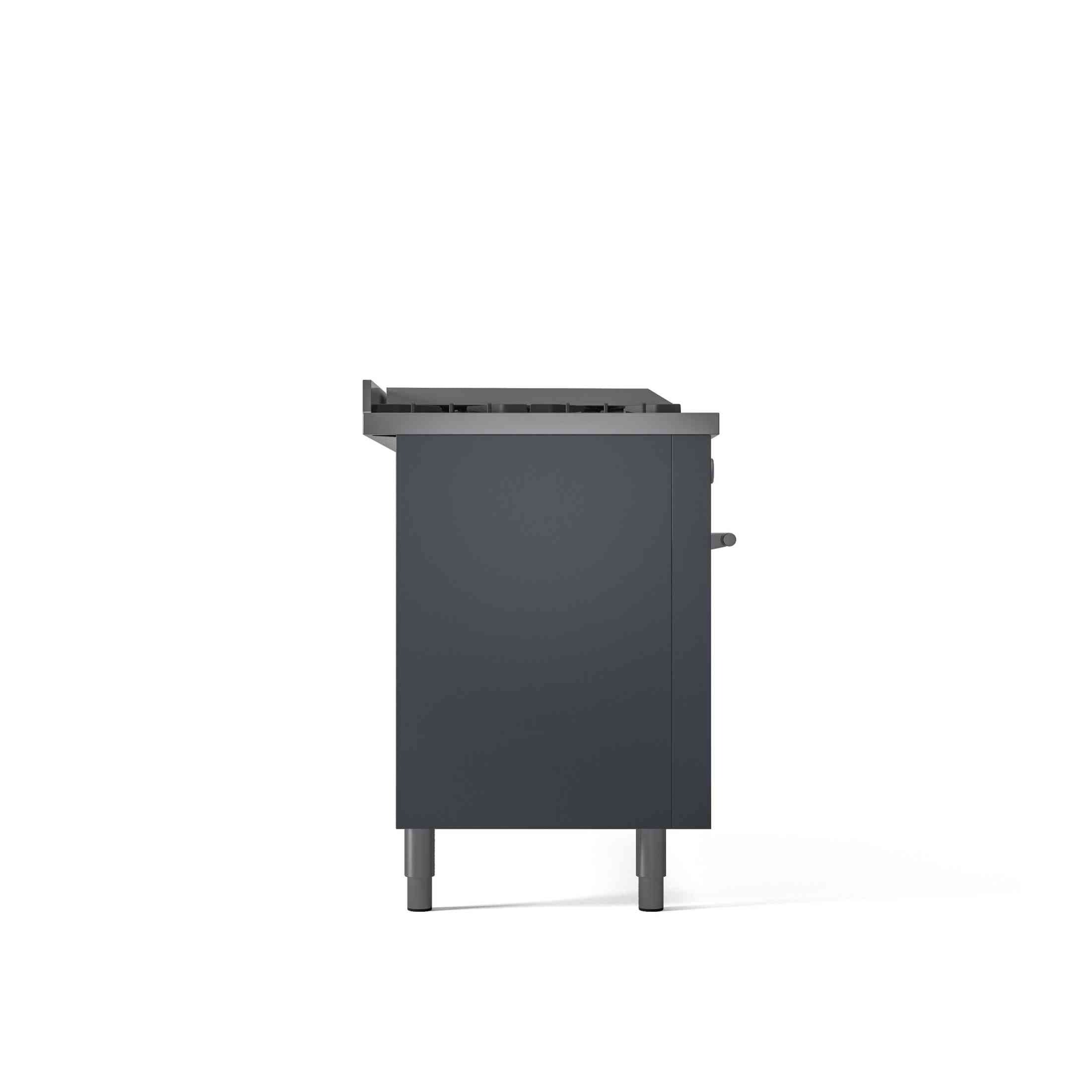 ILVE Professional Plus II 60 Inch Dual Fuel Freestanding Range in Stainless Steel with Trim UP60FSWMP