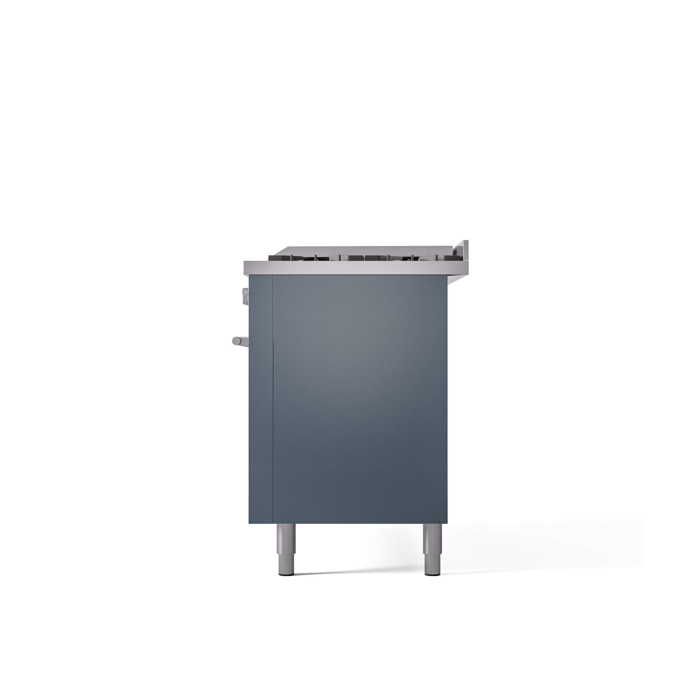 ILVE Professional Plus 60" Dual Fuel Range with 9 Sealed Burners w/Griddle Triple Glass Door UP60FWMP