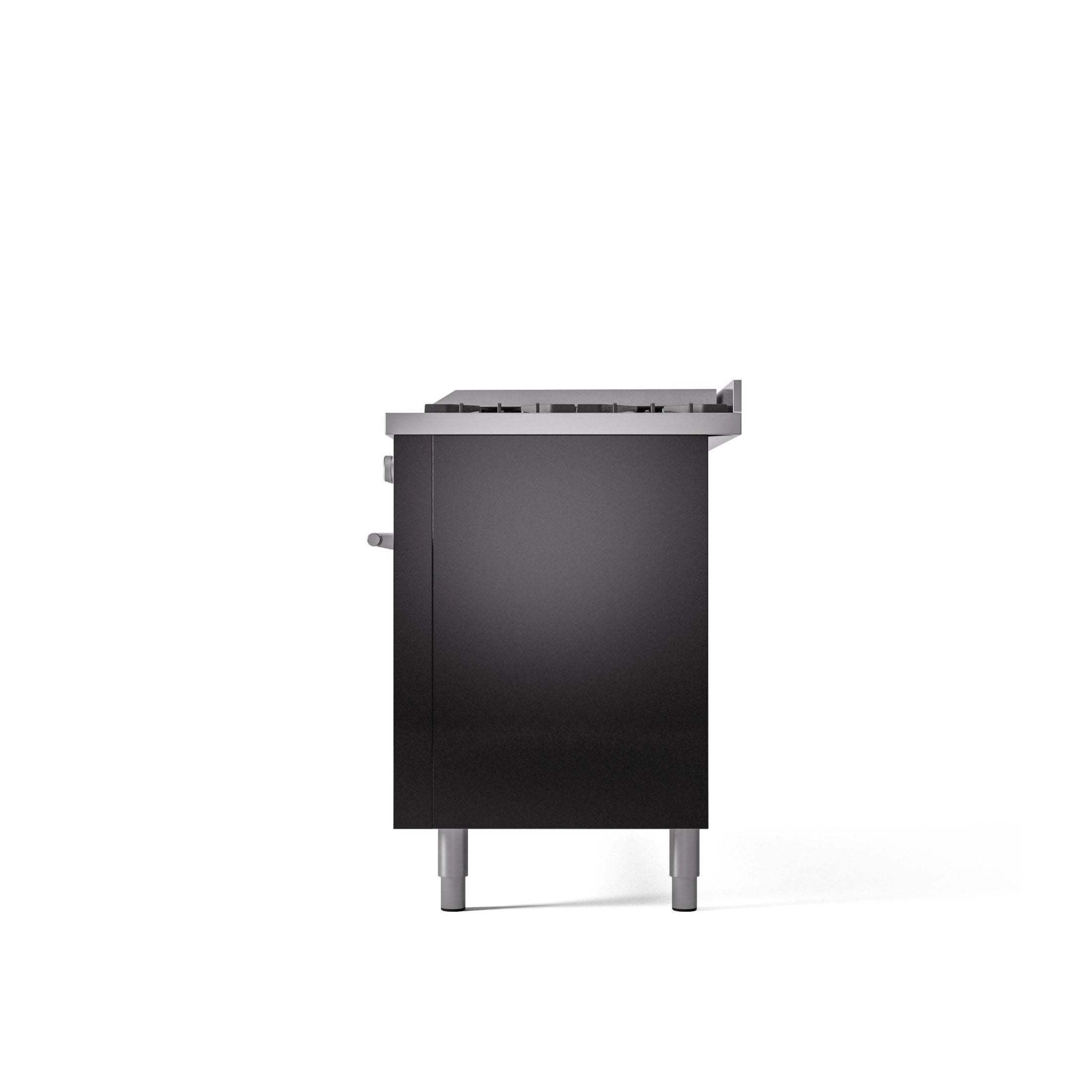 ILVE Professional Plus 60" Dual Fuel Range with 9 Sealed Burners w/Griddle Triple Glass Door UP60FWMP