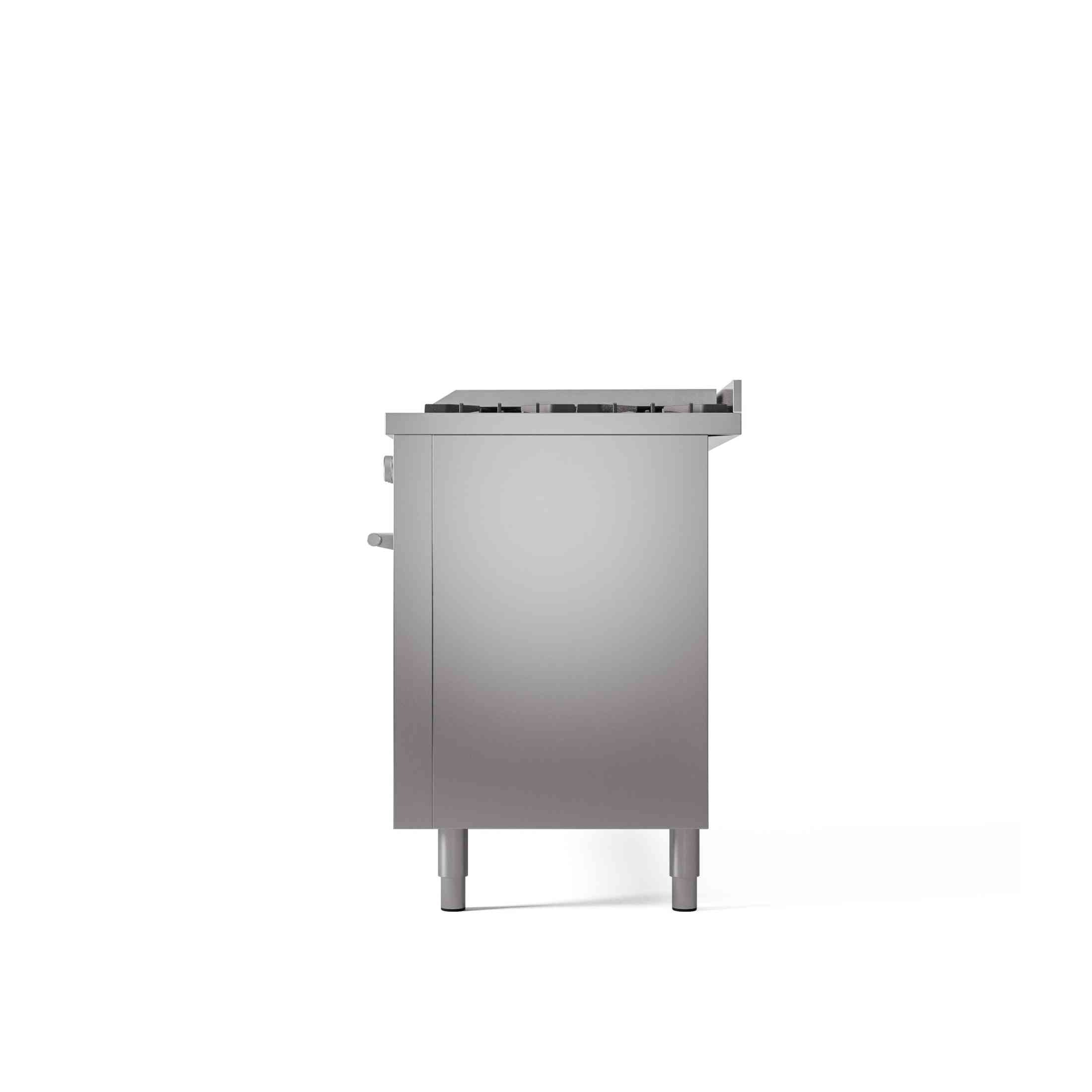 ILVE Professional Plus 60" Dual Fuel Range with 9 Sealed Burners w/Griddle Triple Glass Door UP60FWMP