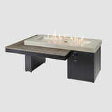 The Outdoor Greatroom Uptown Linear Gas Fire Table - UPT-1242-CGR