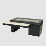 The Outdoor Greatroom Uptown Linear Gas Fire Table - UPT-1242-CGR