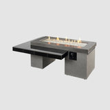 The Outdoor Greatroom Uptown Black Linear Fire Pit Table - UPT-1242