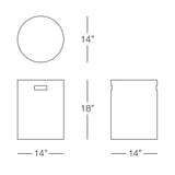 Kannoa Urban Round Stool