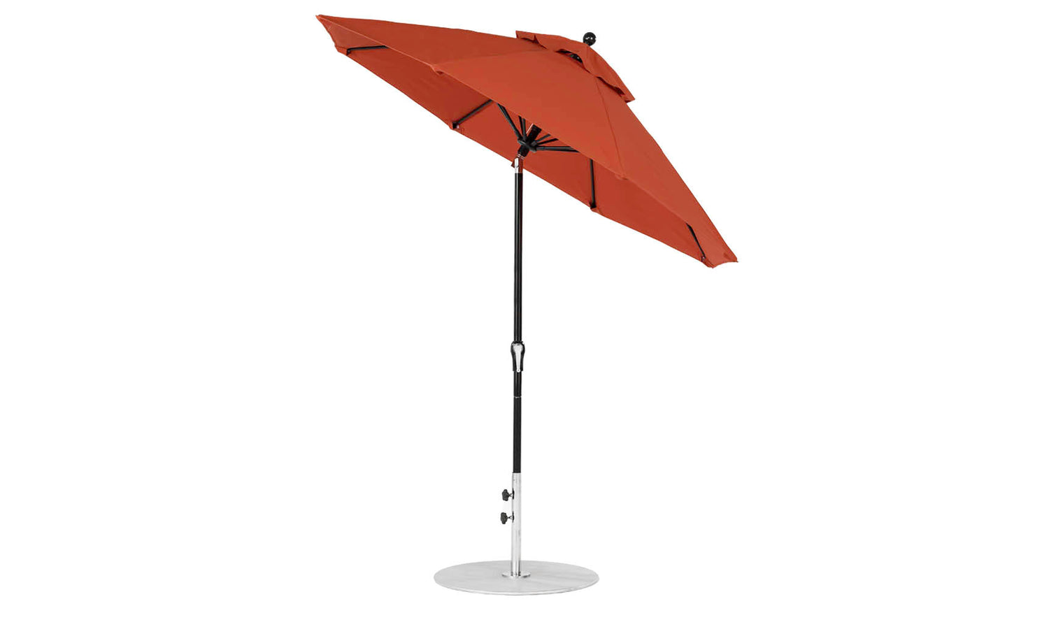 Ledge Lounger Essential Fiberglass Umbrella - 7.5' Octagon Crank Auto Tilt
