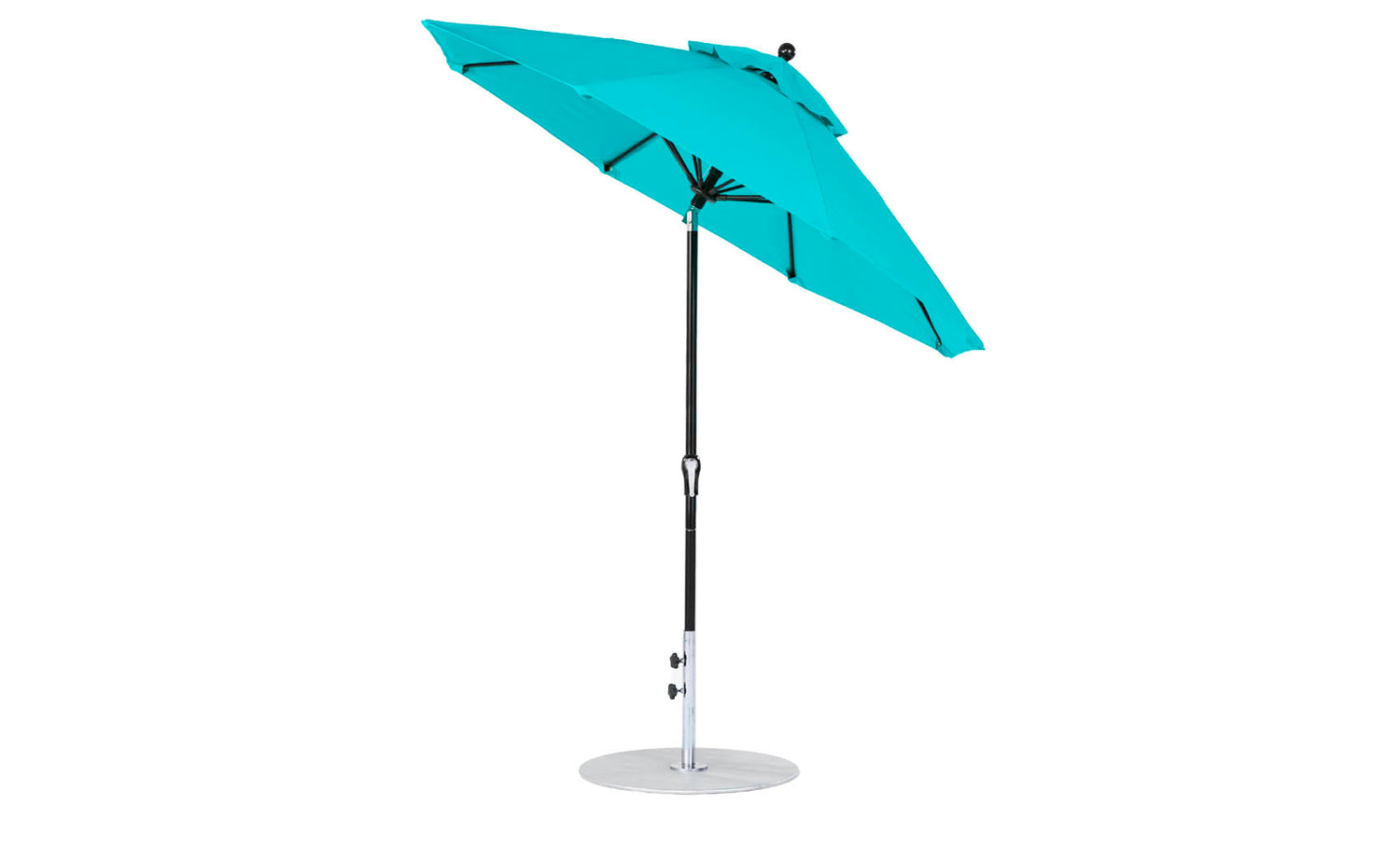 Ledge Lounger Essential Fiberglass Umbrella - 7.5' Octagon Crank Auto Tilt