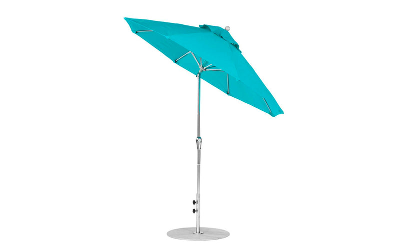 Ledge Lounger Essential Fiberglass Umbrella - 7.5' Octagon Crank Auto Tilt