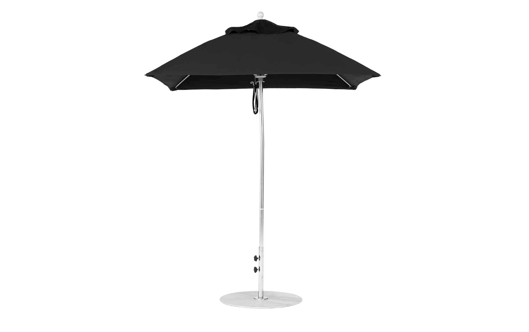 Ledge Lounger Essential Fiberglass Umbrella - 6.5' Square Pulley