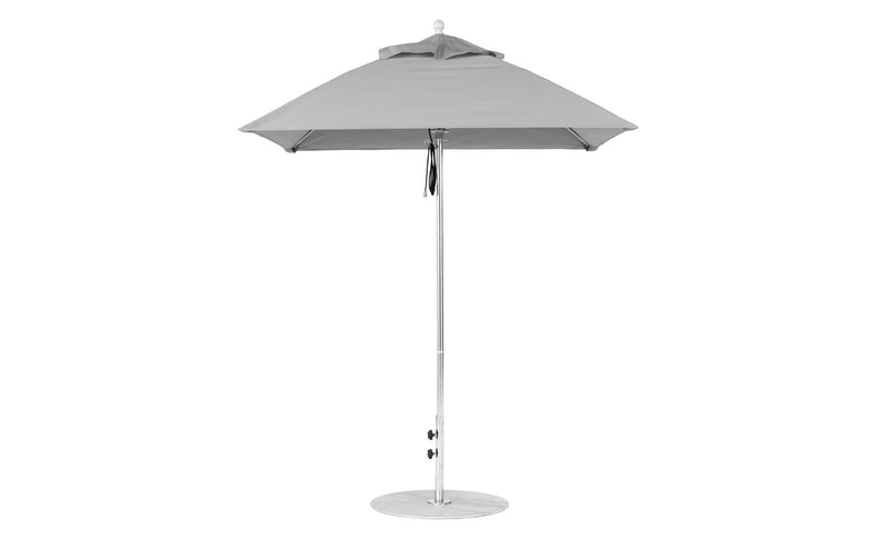 Ledge Lounger Essential Fiberglass Umbrella - 6.5' Square Pulley