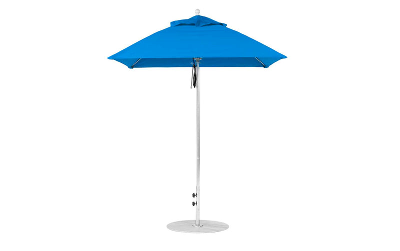 Ledge Lounger Essential Fiberglass Umbrella - 6.5' Square Pulley