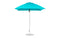 Ledge Lounger Essential Fiberglass Umbrella - 7.5' Square Pulley