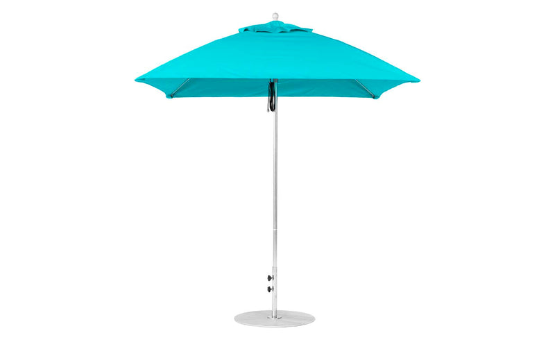 Ledge Lounger Essential Fiberglass Umbrella - 7.5' Square Pulley