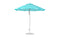 Ledge Lounger Essential Fiberglass Umbrella - 9' Octagon Pulley