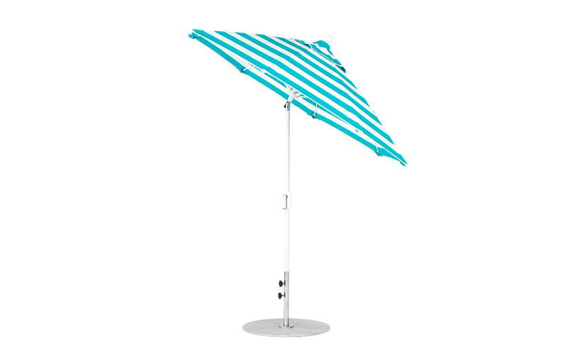 Ledge Lounger Essential Fiberglass Umbrella - 7.5' Octagon Crank Auto Tilt