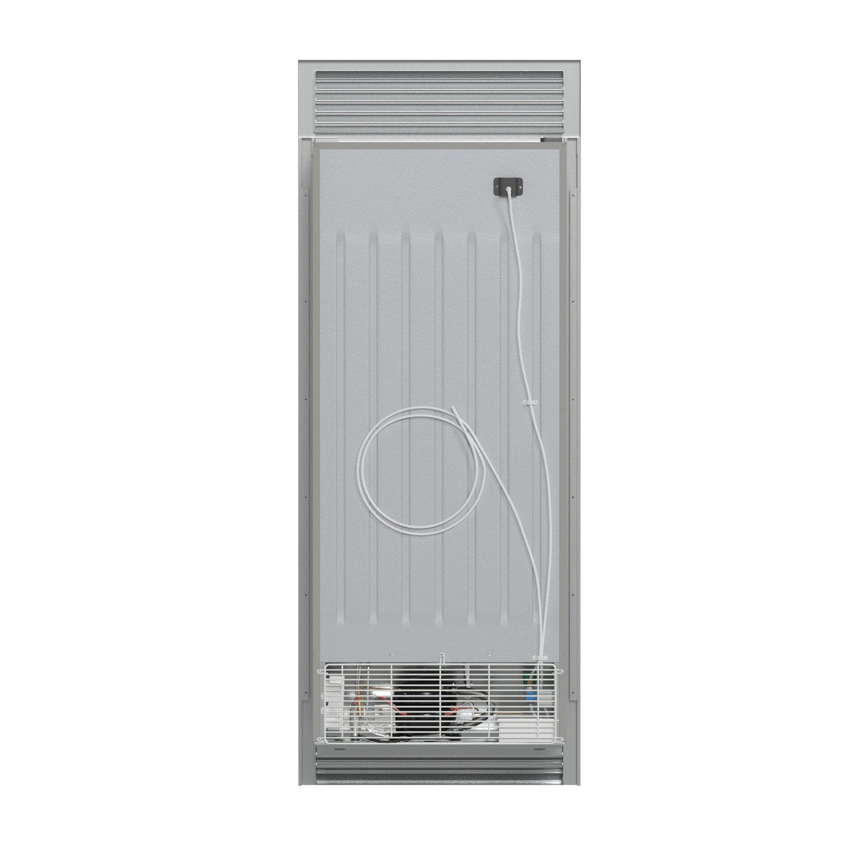 Forno Fortezza 32 Inch Left-Swing Freezer with Standard Trim Grill, Stainless Steel, with Automatic Ice Maker