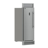 Forno Fortezza 32 Inch Left-Swing Freezer with Standard Trim Grill, Stainless Steel, with Automatic Ice Maker
