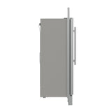 Forno Fortezza 32 Inch Left-Swing Freezer with Standard Trim Grill, Stainless Steel, with Automatic Ice Maker