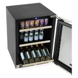 Viking 5 Series 24 inch Undercounter Beverage Center with 5.5 cu. ft. Capacity, in Stainless Steel - VBUI5241GSS