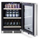 Viking 5 Series 24 inch Undercounter Beverage Center with 5.5 cu. ft. Capacity, in Stainless Steel - VBUI5241GSS