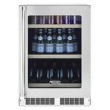 Viking 5 Series 24 inch Undercounter Beverage Center with 5.5 cu. ft. Capacity, in Stainless Steel - VBUI5241GSS