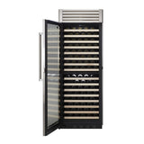 Viking 5 Series 30 inch Dual Zone Full-Height Wine Cellar with 150 Bottles Storage Capacity in Stainless Steel  - VCWB530 *