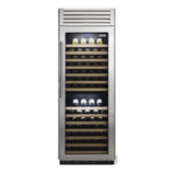 Viking 5 Series 30 inch Dual Zone Full-Height Wine Cellar with 150 Bottles Storage Capacity in Stainless Steel  - VCWB530 *