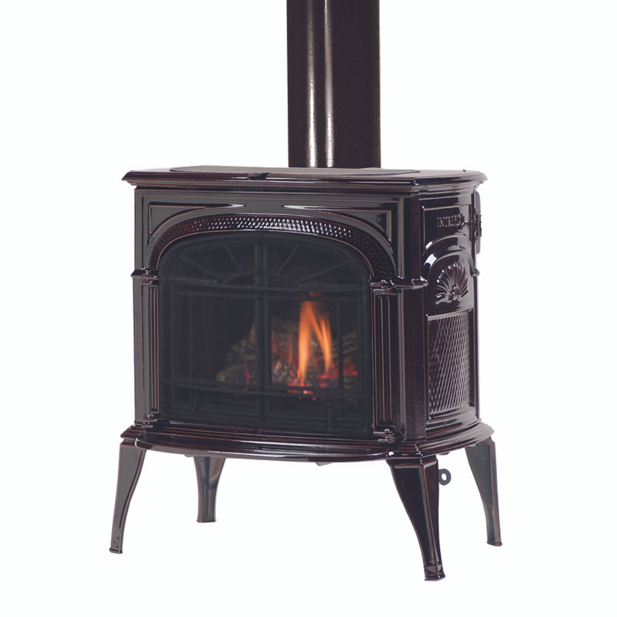 Vermont Castings Intrepid Direct Vent Gas Stove with IntelliFire Ignition - INDVR-IFT