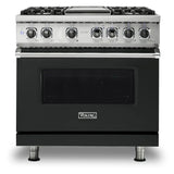 Viking 5 Series 36 inch Dual Fuel Range with 4 Sealed Burners and Griddle - VDR5364G*