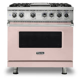 Viking 5 Series 36 inch Dual Fuel Range with 4 Sealed Burners and Griddle - VDR5364G*