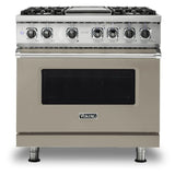 Viking 5 Series 36 inch Dual Fuel Range with 4 Sealed Burners and Griddle - VDR5364G*