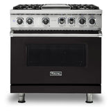 Viking 5 Series 36 inch Dual Fuel Range with 4 Sealed Burners and Griddle - VDR5364G*