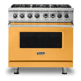 Viking 5 Series 36 inch Dual Fuel Range with 6 Sealed Burners and Self Clean - VDR5366B*