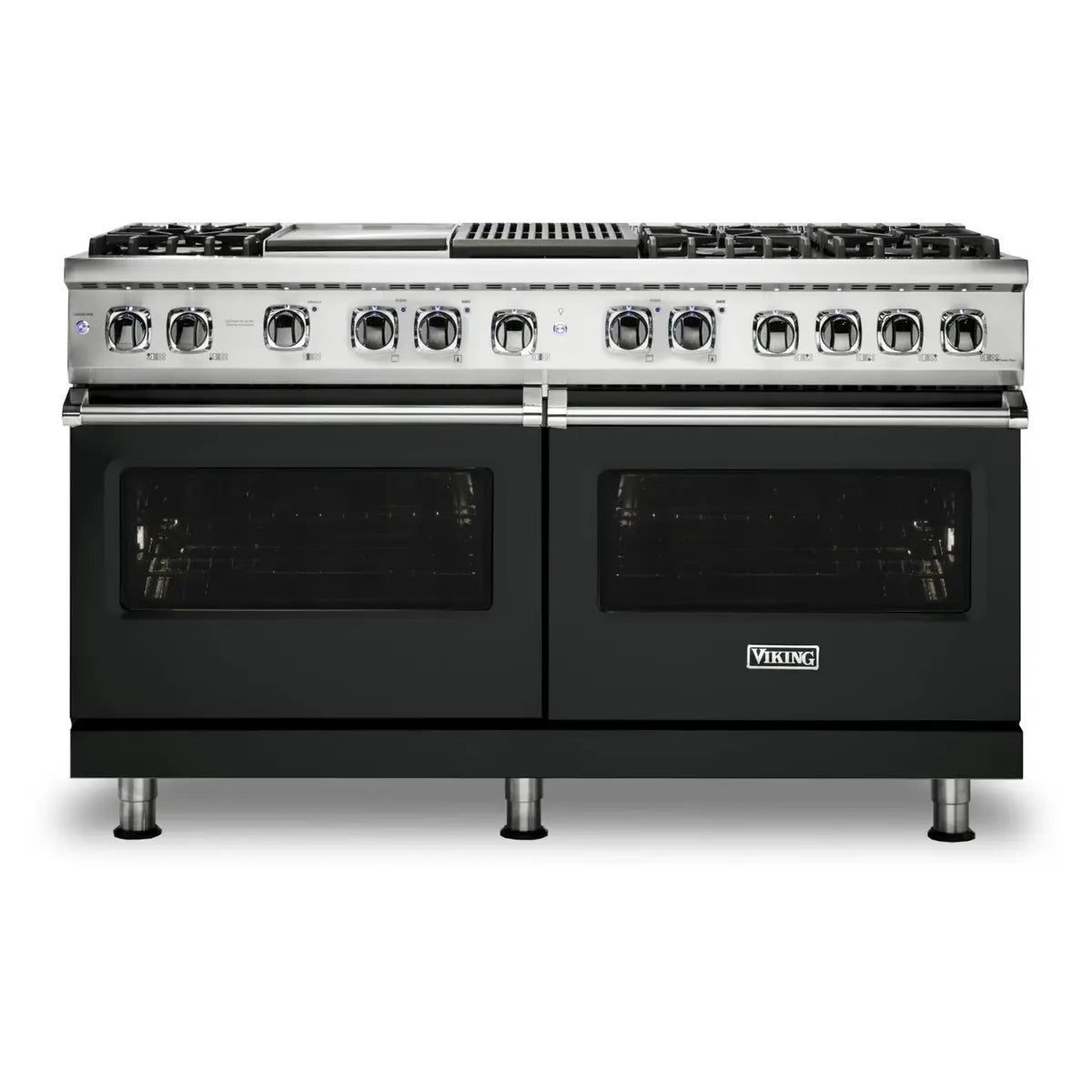 Viking 5 Series 60 inch Dual Fuel Range with 6 Sealed Burners, Griddle and Grill - VDR5606GQ*